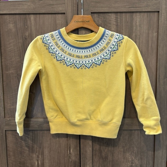 Polo Ralph Lauren Other - Polo Ralph Lauren Fair Isle Girls sweatshirt size 7